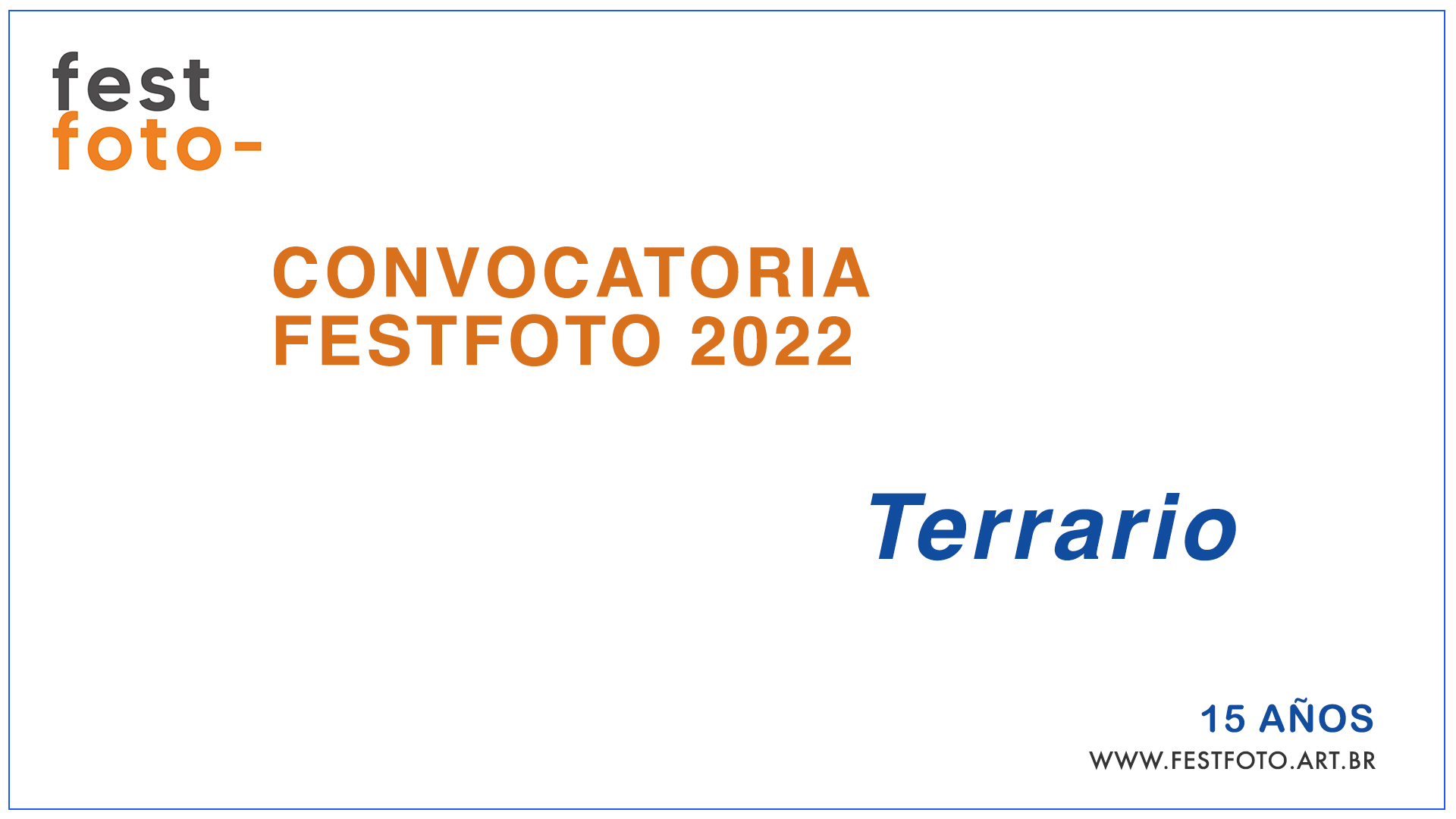 Convocatoria FestFoto Porto Alegre 2022